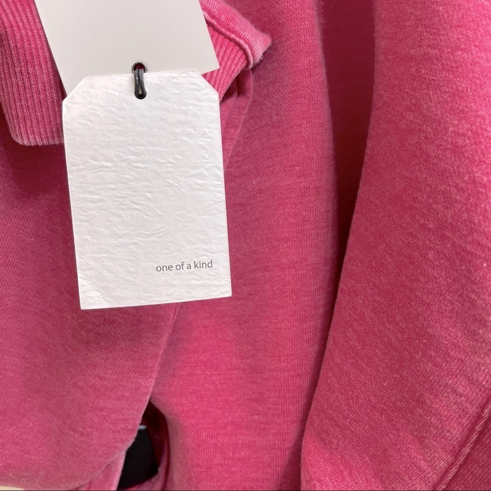 7 For All Mankind Raffle Shoulder Crop Sweatshirt - Picture 6 of 12